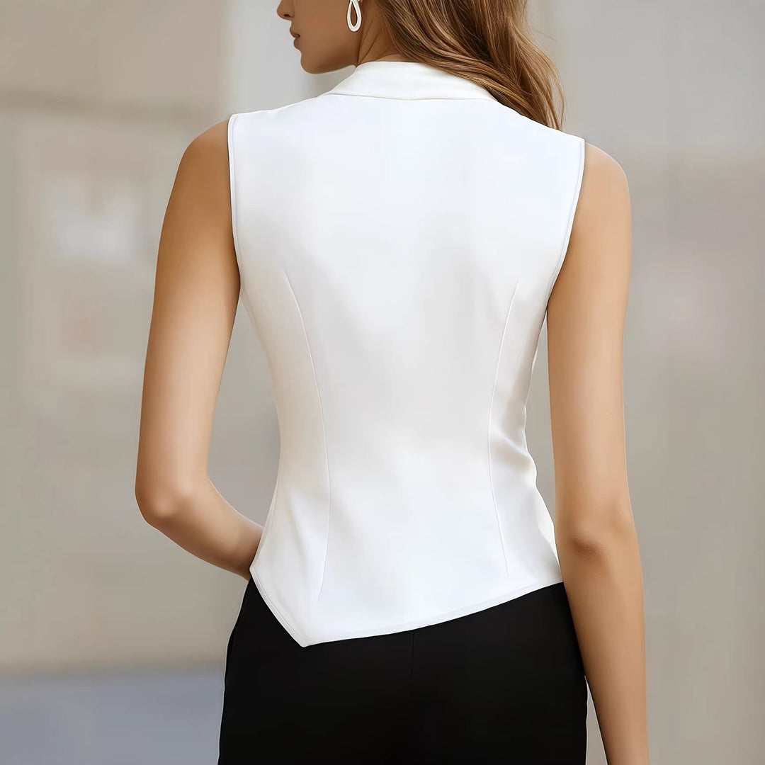Elegant Sexy Versatile Sleeveless Womens Blouse