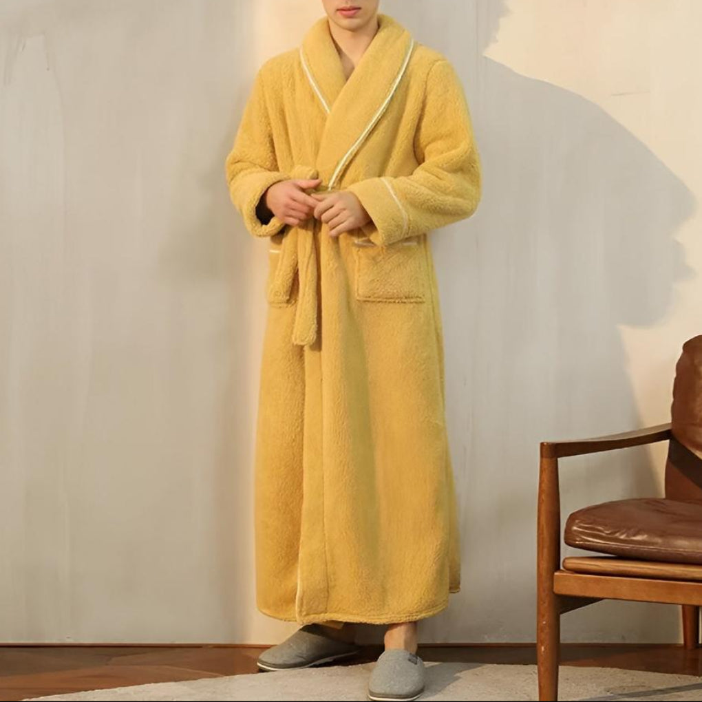 Luxe Fleece Warmth Comfort Bathrobe
