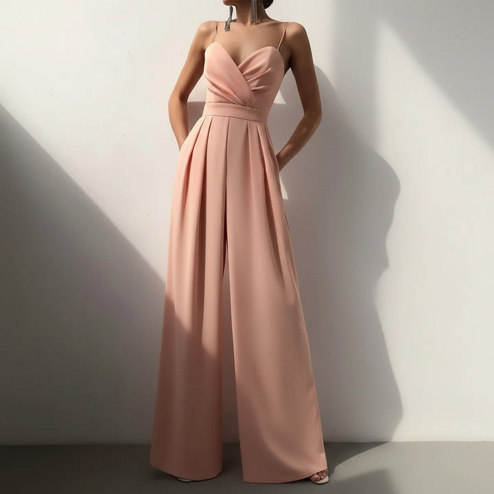 Sleeveless with High Waist Jumpsuit for Women