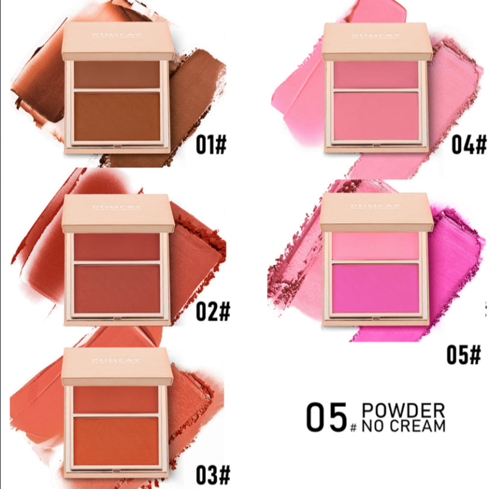 PHOFAY Double-Take Cream &amp; Powder Blush Duo