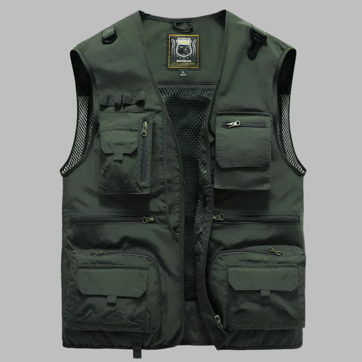 Multi‑Pocket Summer Vest for Men