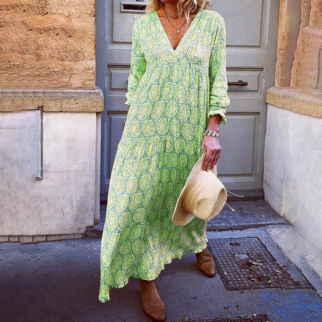 Bohowaves Geometric Maxi Dress