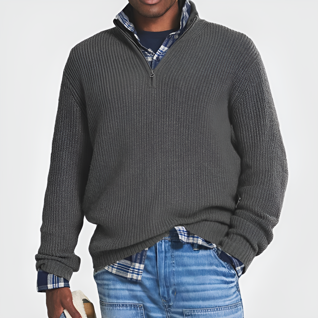 Half-Zip Sweater for Men