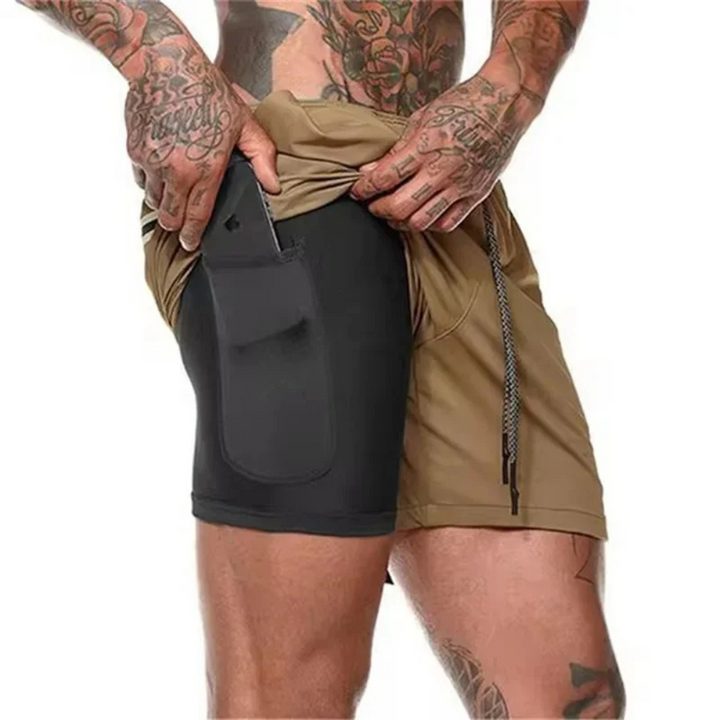 2-in-1 Men's Sport Shorts