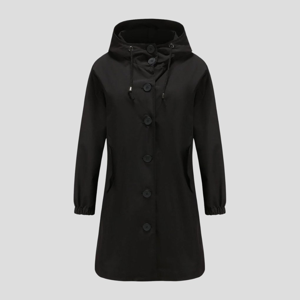 Waterproof Hooded Rain Jacket for Women