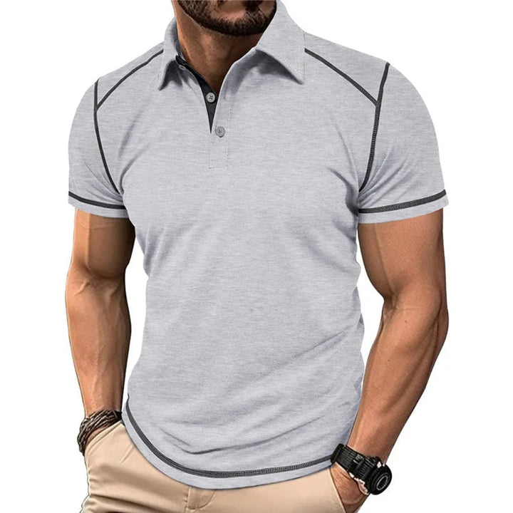 Linear Style Polo Shirt for Men