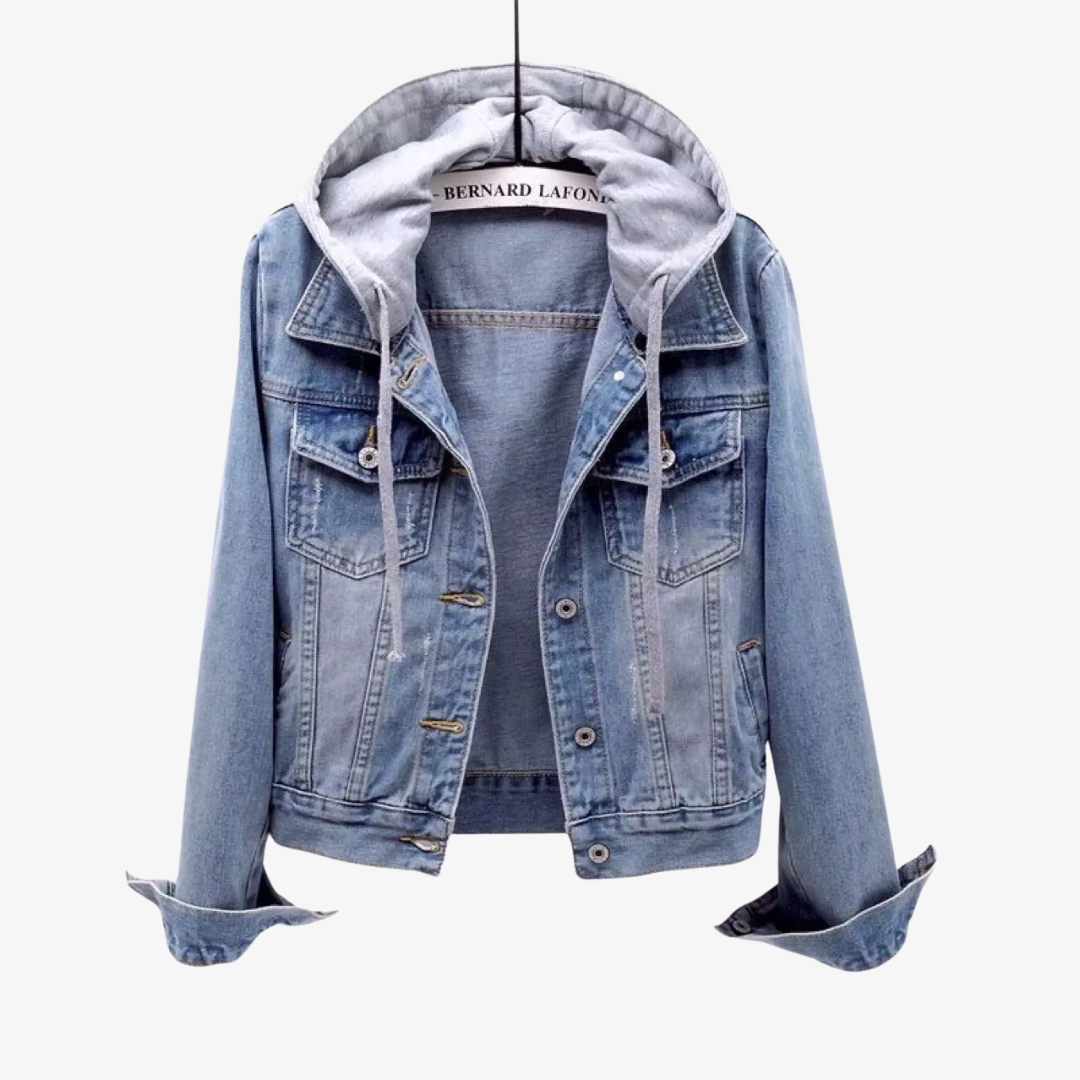 Stylish Cropped Denim Jacket for Women