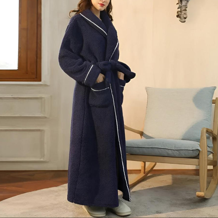 Luxe Fleece Warmth Comfort Bathrobe