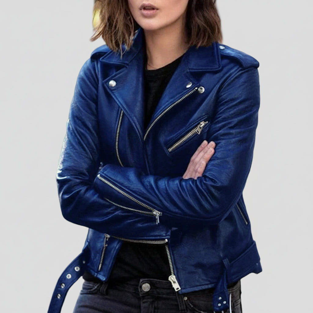 Vintage Biker Jacket for Women