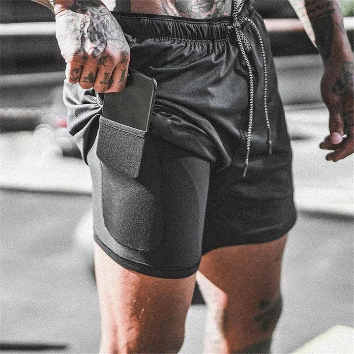 2-in-1 Men's Sport Shorts