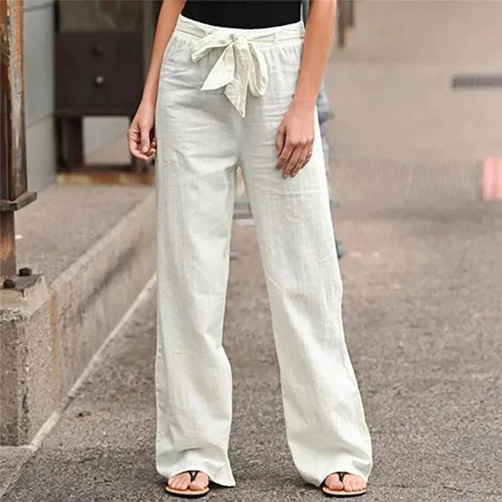 Casual pants with wide leg for Women