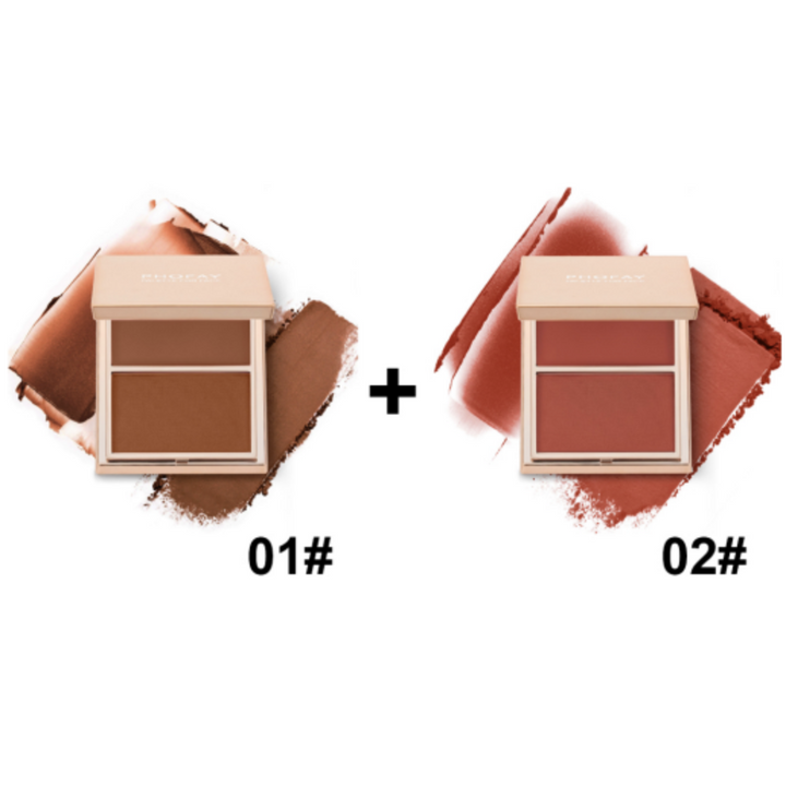 PHOFAY Double-Take Cream &amp; Powder Blush Duo