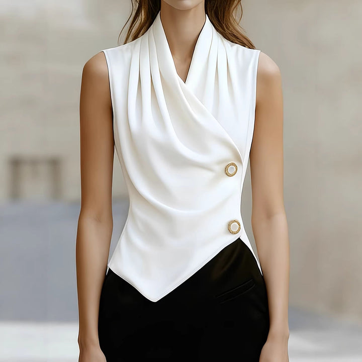 Elegant Sexy Versatile Sleeveless Womens Blouse
