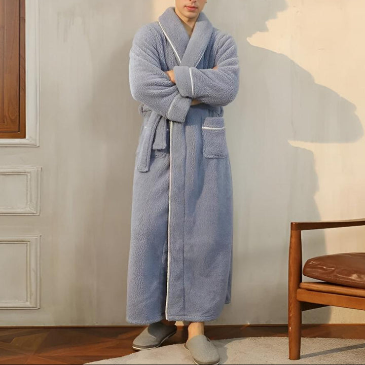 Luxe Fleece Warmth Comfort Bathrobe