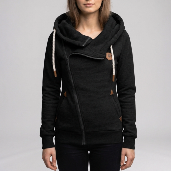 Asymmetrical Zip Jacket for Women