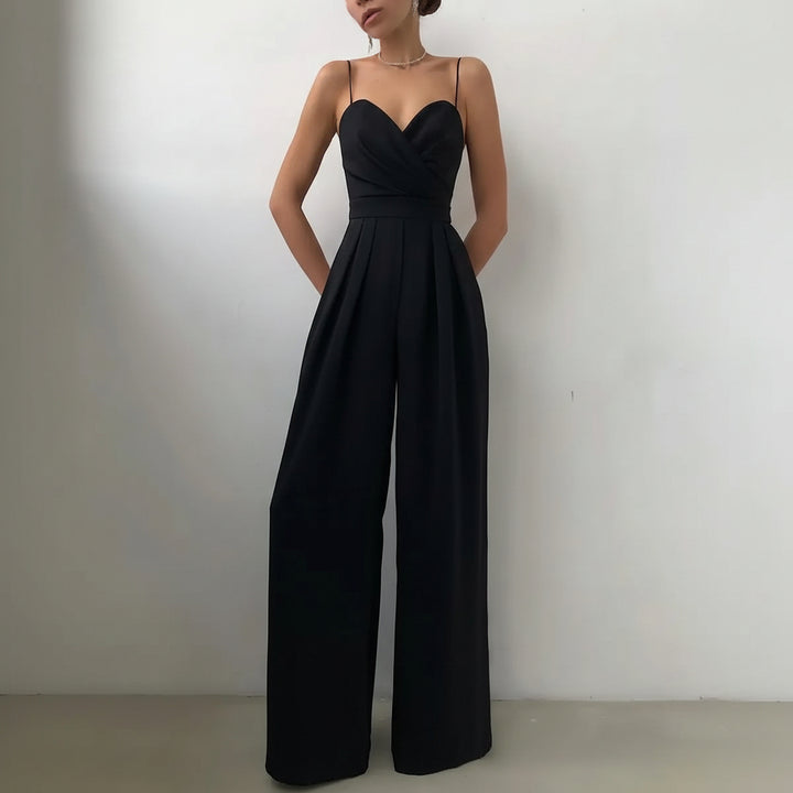 Sleeveless with High Waist Jumpsuit for Women
