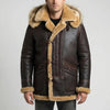 Hooded Toggle-Closure Winter Jacket for Men