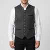 Bavarian-Style Button-Front Vest