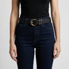 3-Piece Gold Buckle Waist Belt Set