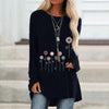 Sweatshirt with 3D Floral Embroidery Soft Texture for Women