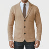 Knitted Notch Lapel Blazer for Men