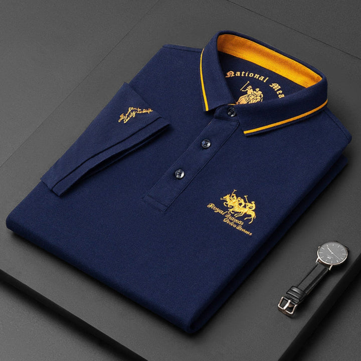 Casual Button Down Polo Shirt for Men