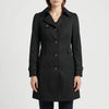 Mid-Length Single-Breasted Trench Coat