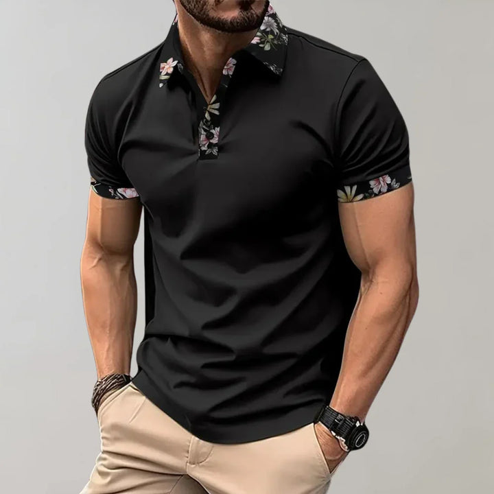 Classic Fit Short Sleeve Polo Shirt for Men
