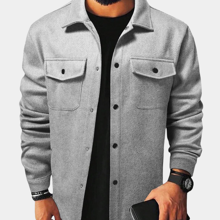 Button-Down Jacket for Men