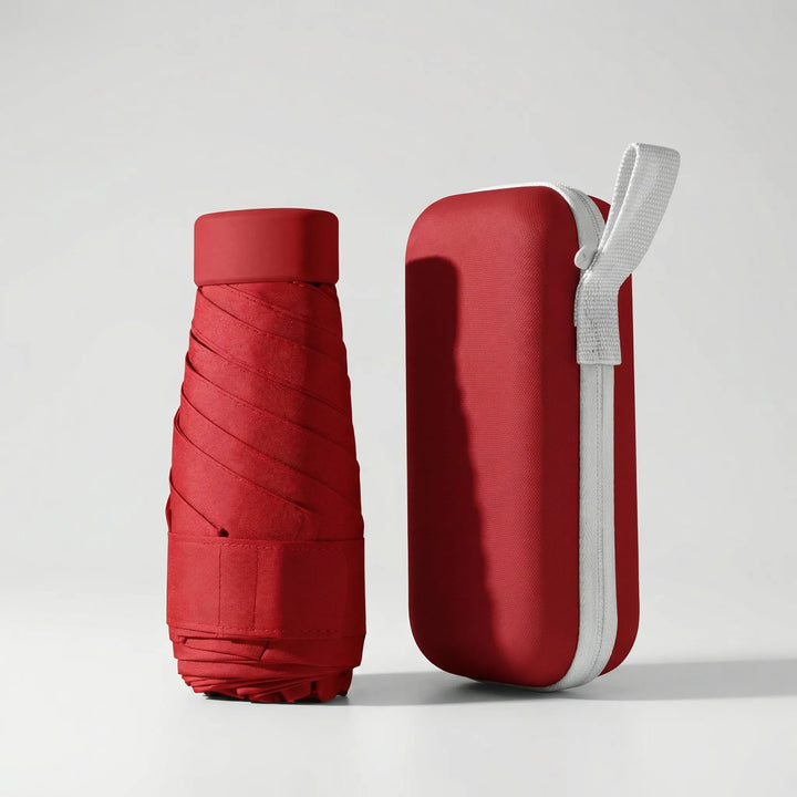 Canopiq - Compact Flat-Fold Travel Umbrella With Case