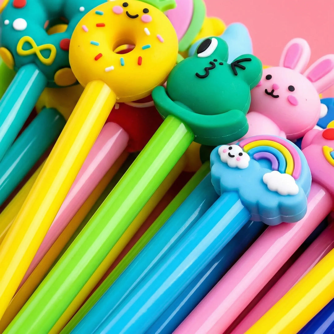 Cartoonik - Cartoon Character Gel Pen Set
