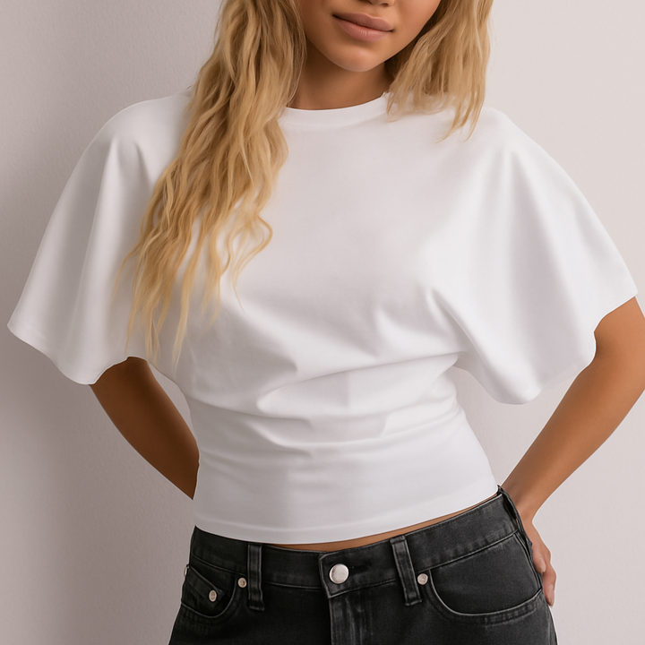 Classic Round Neck Summer T-Shirt for Women