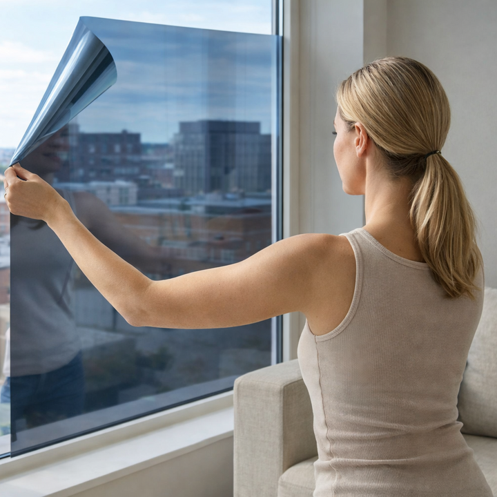 One-Way Mirror Privacy Window Film