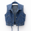 Women’s Lightweight Denim Vest Tops