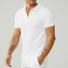 T-Shirt with Half Zip Polo for Men