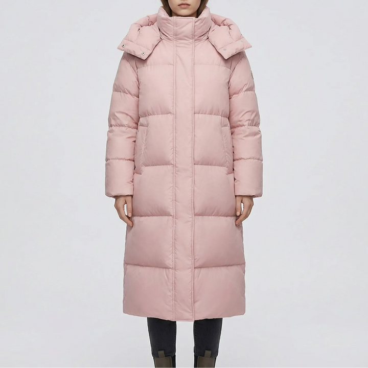 Chilluxe - Long Hooded Insulated Puffer Jacket