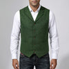 Five-Button Herringbone Vest for Men
