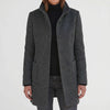 Mid-Length Stand-Collar Coat for Women