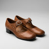 Low Block Heel Mary Jane Flat