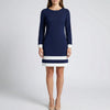 Long Sleeve Color-Block Mini Dress for Women