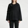Draped Cape-Style Women's Coat