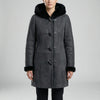 Colvara - Hooded Toggle-Closure Mid-Length Coat