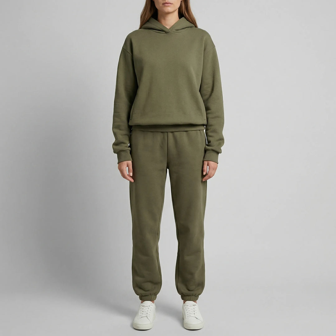 Cozlynx - Hooded Sweatshirt And Jogger Set