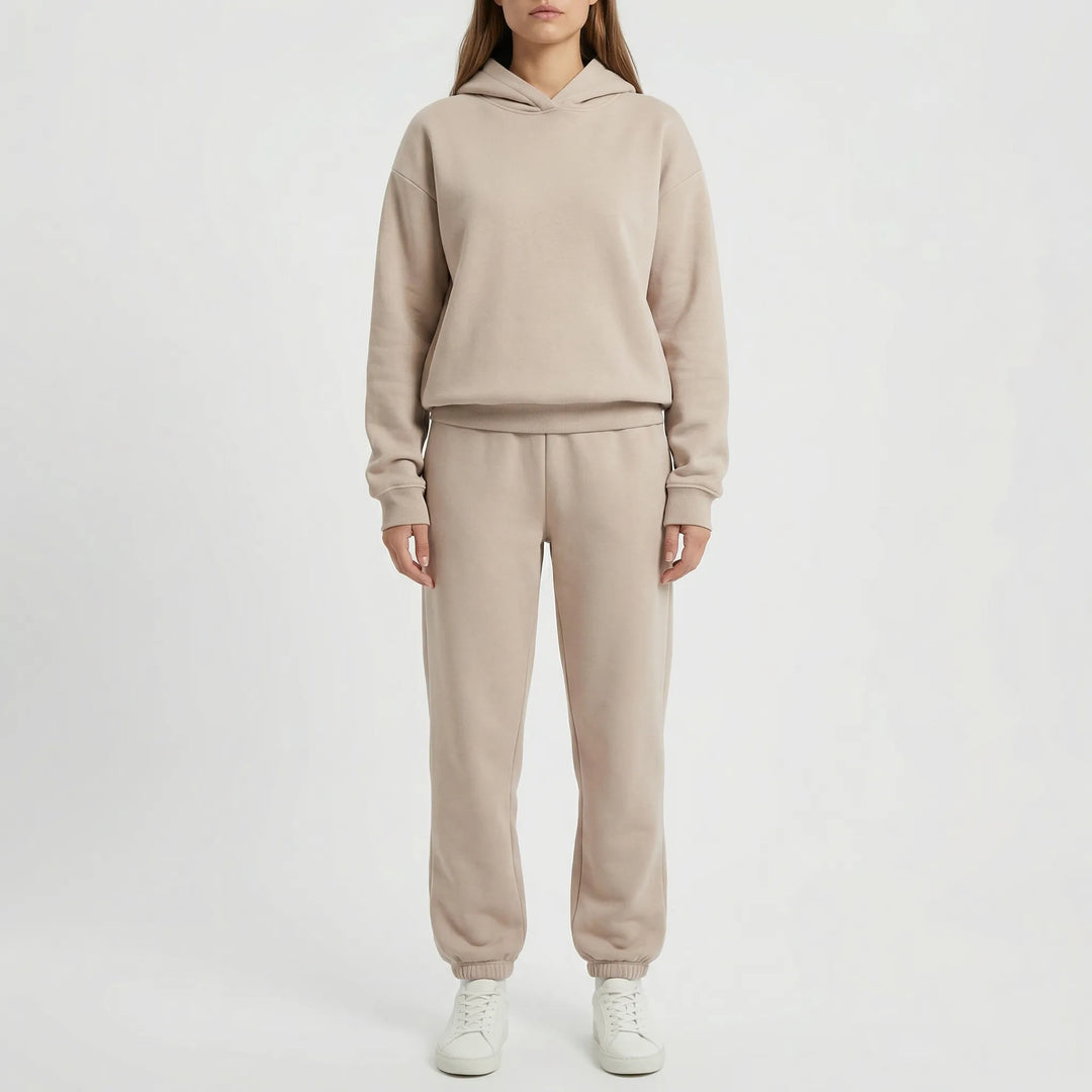Cozlynx - Hooded Sweatshirt And Jogger Set