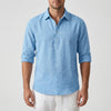 Long Sleeve Collared Pullover Shirt
