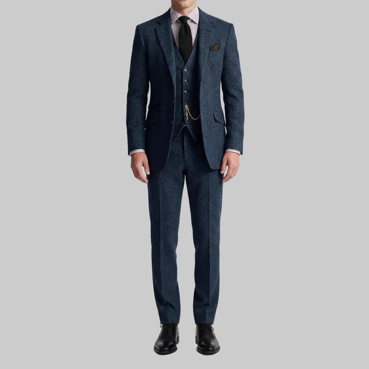 Dapsworth - Three-Piece Single-Breasted Formal Suit Set