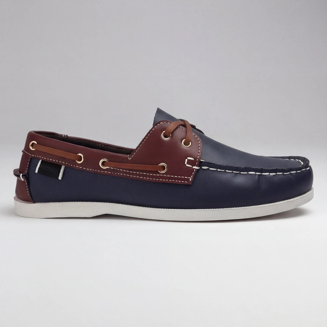 Dockven - Classic Lace-Up Leather Boat Shoe