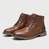 Lace-Up Ankle Boot With Side Zipper