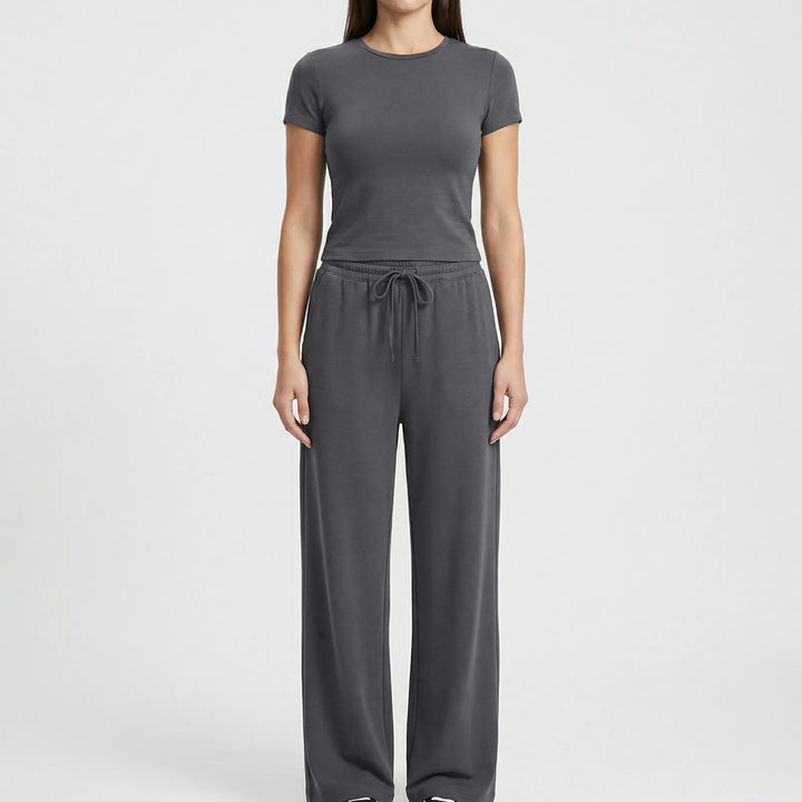 Drapello - 2-Piece Wide Leg Lounge Set