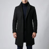 Longline Notch Lapel Overcoat